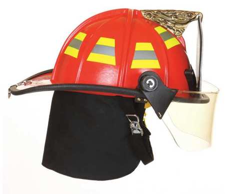 Fire-Dex Fire Helmet, Traditional, White 1910H951