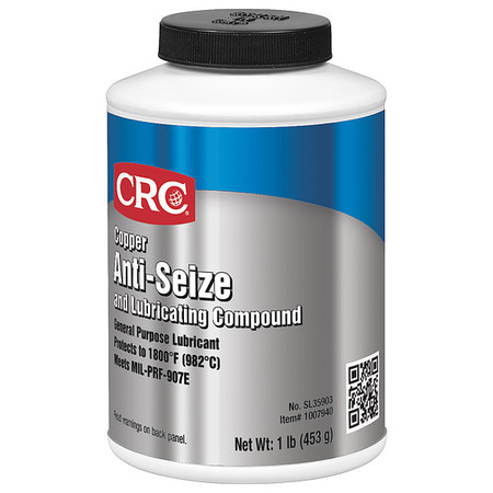 CRC Anti-Seize, 16 oz, Copper, Brush Top Bottle SL35903