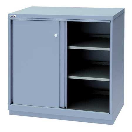 LISTA Steel Sliding Door Base Shelf Cabinet, 40.28 in W, 41 3/4 in H XSHSSD0900/LG