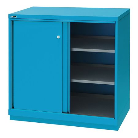LISTA Steel Sliding Door Base Shelf Cabinet, 40.28 in W, 41 3/4 in H XSHSSD0900/CB