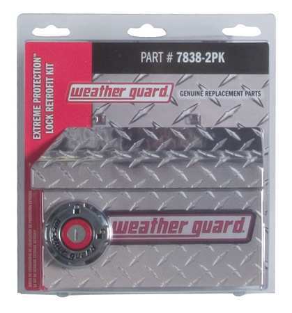 Weather Guard Replacement Lock Retro Fit Kit, PK2 7838-2PK