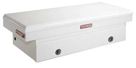 Weather Guard Truck Box, Crossover, Steel, 71-1/2"W, White, 15.3 cu. ft. 116-3-02
