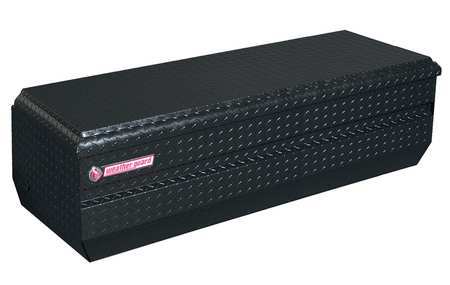 WEATHER GUARD Truck Box, Chest, Aluminum, 62"W, Black, 18.6 cu. ft. 684-5-01