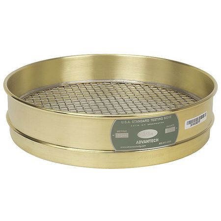 ADVANTECH Sieve, 3/8", B/S, 12 In, Inter Ht 3/8"BS12I