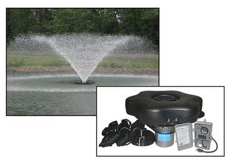 KASCO Pond Aerating Fountain System, 50 In. W 5.1VFX200