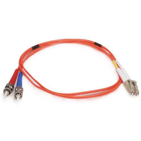 Monoprice Fiber Optic Patch Cord, LC/ST, 1m, Orange 2621