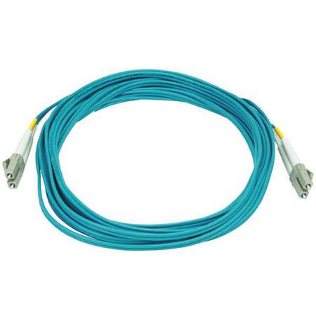 MONOPRICE Fiber Optic Patch Cord, LC/LC, 5m, Aqua 6388