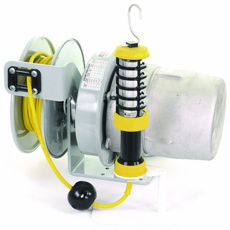 Kh Industries Extension Cord Reel with Hand Lamp, 26W RTSD3L-HEP326-B16K