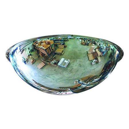 Zoro Select Full Dome Mirror, 36In., Acrylic ONV-360-36