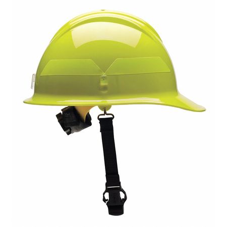 Bullard Fire Helmet, Lime-Yellow, Thermoplastic FCLYR