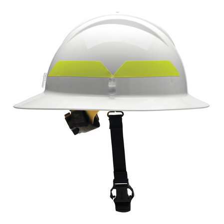 Bullard Fire Helmet, White, Thermoplastic FHWHR