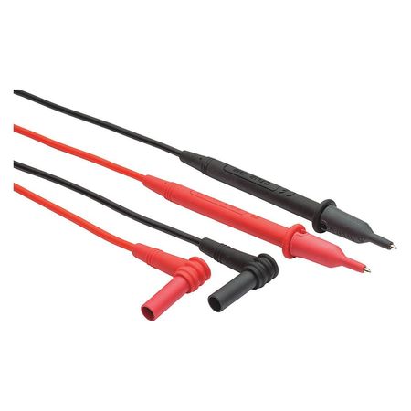 Extech Test Leads, 39-2/5 In. L, Black/Red TL805