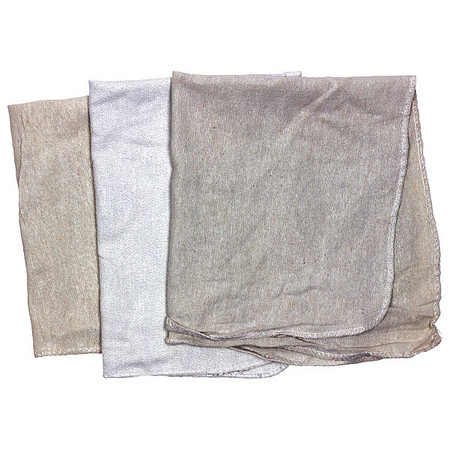 ZORO SELECT Recycled Cotton Flannel Cloth Rag 50 lb. Varies Sizes, White 346-50N