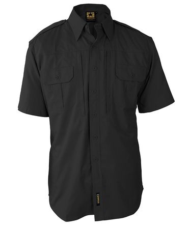 PROPPER Tactical Shirt, Black, Size S Reg F531150001S