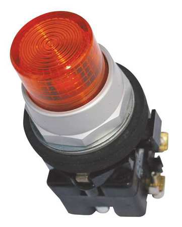 EATON Illuminated Push Button Operator, 30 mm, Amber HT8GBAF7