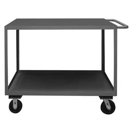 Durham Mfg Cart, Service Stock, 18"x36", 14 ga. Steel, 2 Shelves, 3000 lb RSC-1836-2-3K-TLD-95