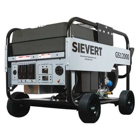 Sievert Portable Generator, 10800 Rated, 12,000 Surge GS 12000