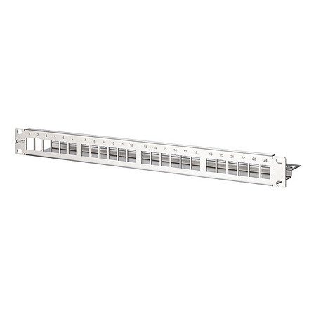 METZ CONNECT Patch Panel, 1.75" H, 19" W 130A21-00-E