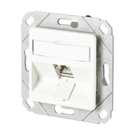 METZ CONNECT Wall Outlet, White, 2.752" H, 2.752" W 130B11D11102-E