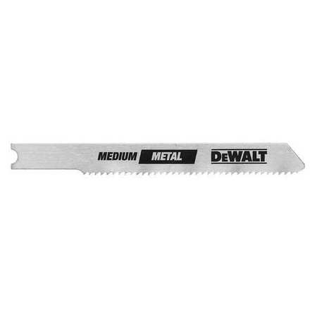 DEWALT 3" 18 TPI U-Shank Medium Metal Cutting Cobalt Steel Jig Saw Blade DW3724H2