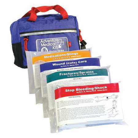 Adventure Medical Emergency Medical Kit, Nylon, Blu, 3-3/4" H 0115-0200