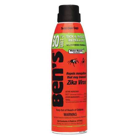 BENS Insect Repellant, Eco Spray, 6 oz., PK12 0006-7178
