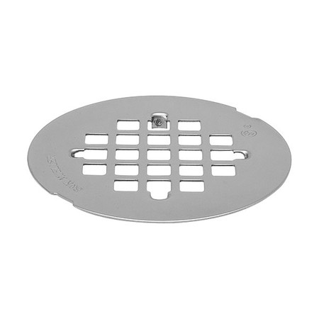 Zoro Select Shower Drain Grid, Snap In, SS 133-901