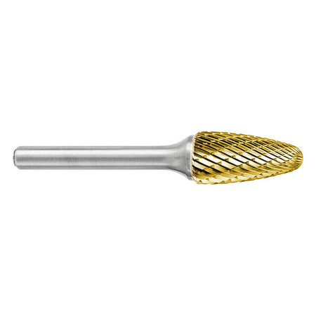 SGSPRO Carbide Bur, Tree Pointed, 1/4in, Deep Dbl 13385