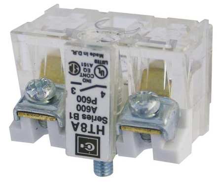 EATON Contact Block, NO, 30mm, Clear HT8A