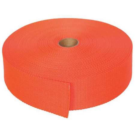 Bulk-Strap Bulk Webbing, 102ftx1-1/2In, 5700 lb N15102OR