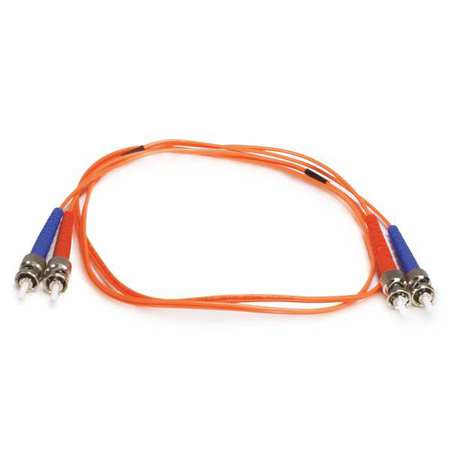MONOPRICE Fiber Optic Patch Cord, ST/ST, 1m, Multi 2601