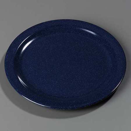 CARLISLE FOODSERVICE Dinner Plate, 10-1/4", Melamine Cafe Blue PK48 4350035