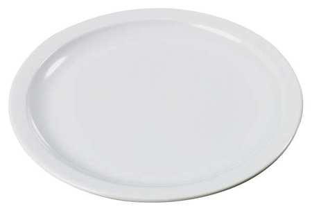 Carlisle Foodservice Dinner Plate, 9", Melamine White PK48 KL20002