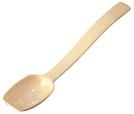 Carlisle Foodservice Solid Spoon, Beige, 8 In, PK12 446006