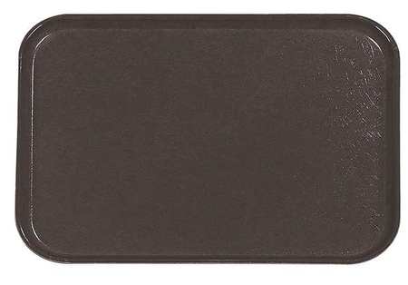 CARLISLE FOODSERVICE Glasteel Tray, 18 x 14, Black, PK12 1814FG004