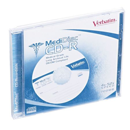 VERBATIM CD-R Disc, 700 MB, 80 min, 52x,  VER94736