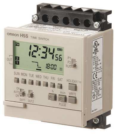 OMRON Electronic Timer, 365 Days, (2) SPST-NO H5S-YFB2-X