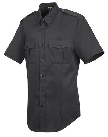 HORACE SMALL Sentry Shirt, SS, Black, Neck 20-1/2 In. HS1230 SS 205