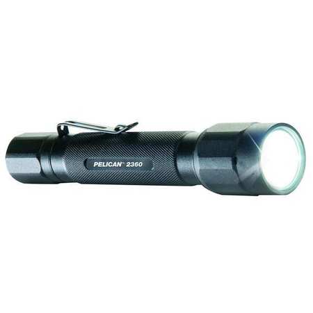 Pelican Black No Led Tactical Handheld Flashlight, 375 lm 2360B