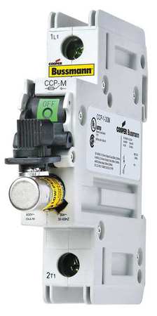 EATON BUSSMANN Disconnect Switches, 30A Amp Range, 240V AC Volt Rating, 1 Poles, Box Lug, Midget Fuse Type CCP2-1-30M