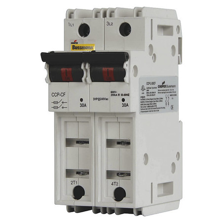 EATON BUSSMANN Disconnect Switches, 60A Amp Range, 600V AC/125V DC Volt Rating, 2 Poles, Box Lug CCP2-2-60CF