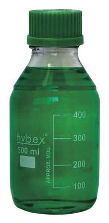 BENCHMARK SCIENTIFIC Storage Bottle, 500Ml Stand B Cap, PK10 B3000-500-G