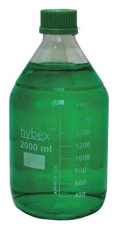 BENCHMARK SCIENTIFIC Storage Bottle, 2000Ml Stand B Cap, PK5 B3000-2000-G