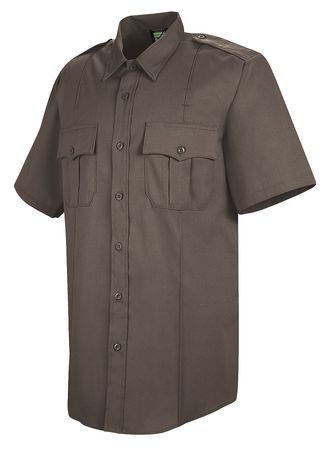 HORACE SMALL Sentry Shirt, Womens, SS, Brown, 2XL HS1284 SS XXL
