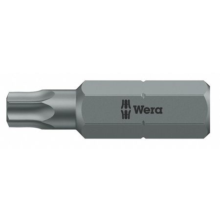 WERA Torx Bit, 25x25mm, 1/4" Hexagon Drive, PK10 05066488001