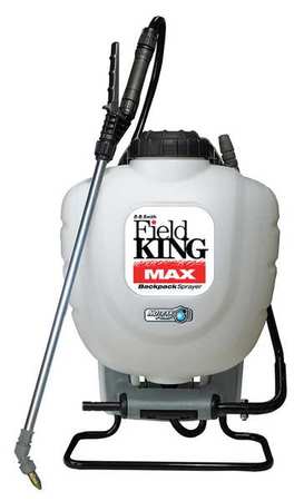 Field King 4 gal. Backpack Sprayer For Professionals, Polyethylene Tank, Fan, Foaming Spray Pattern 190348