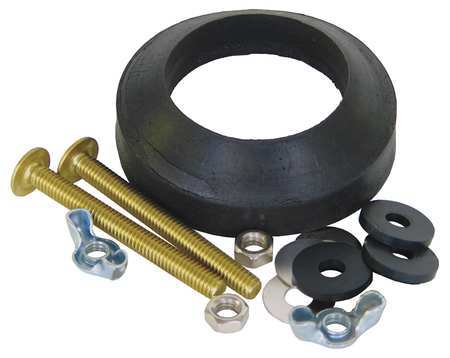 Kissler Tank to Bowl Kit, Brass and Rubber, Gerber 68-7582