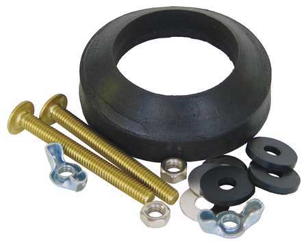 KISSLER Tank to Bowl Kit, Brass and Rubber, Gerber 68-7582