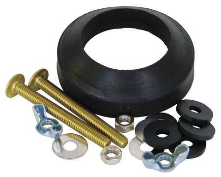 KISSLER HD TankToBowl Kit, Brass/Rubber, Mnsfield 68-7955