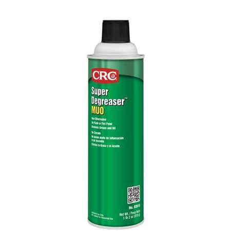 CRC Super Degreaser MUO Cleaner/Degreaser, 20 oz Aerosol Spray Can, Ready to Use, Solvent Based 03910